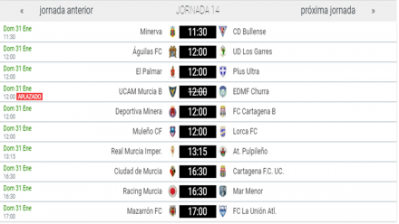 Partidos 3ª G. XIII