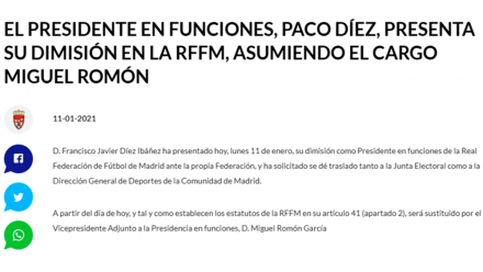 RFFM comunicado