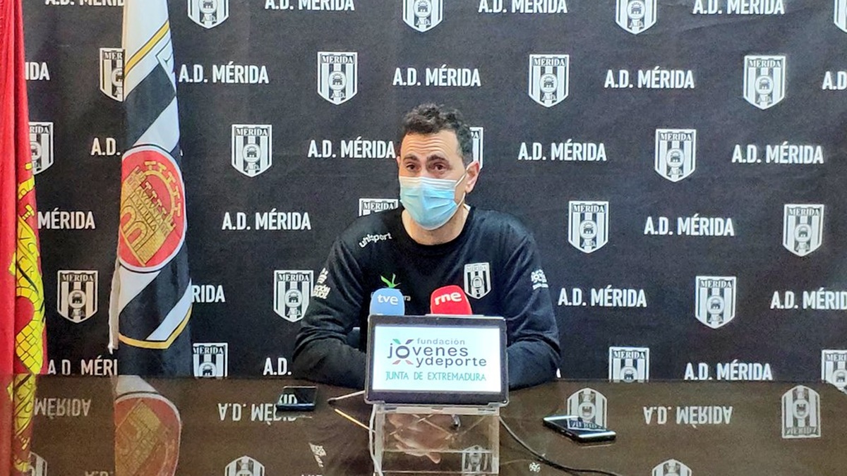 Rueda de prensa del AD Mérida