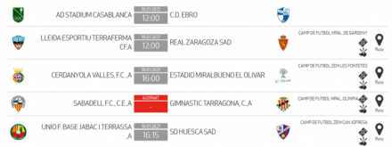 Horarios J11 DHJ 3B