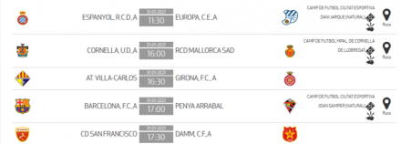 Horarios J13 DHJ 3A