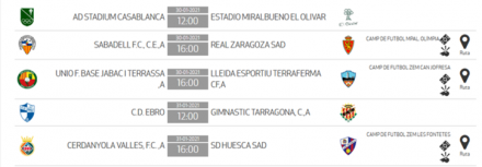 Horarios J13 DHJ 3B