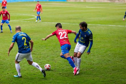 Lance de un partido del CP Villarrobledo en Segunda B. CP Villarrobledo