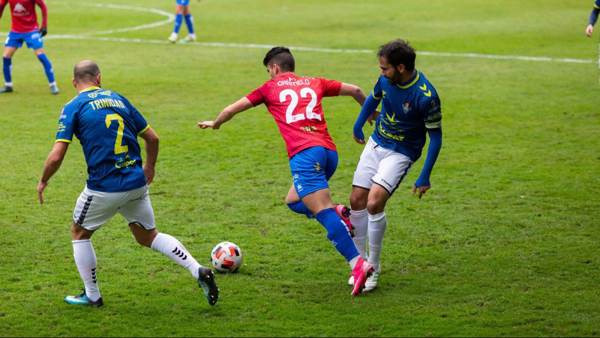 Lance de un partido del CP Villarrobledo en Segunda B. CP Villarrobledo