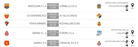 Horarios J16 DHJ 3A