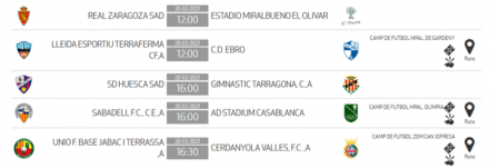 Horarios J16 DHJ 3B