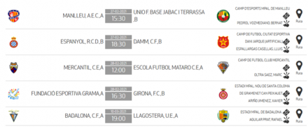 Horarios J16 JN 7B