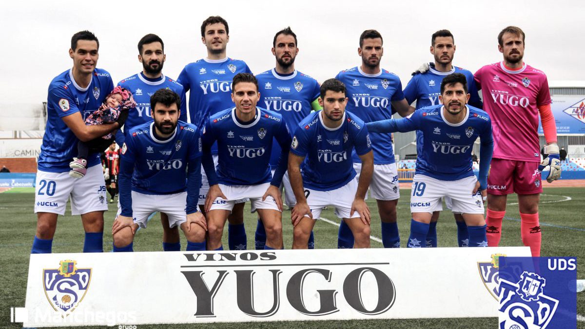 Once del Yugo Socuéllamos esta temporada en Segunda B. Yugo UD Socuéllamos