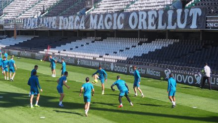 entrenamiento del cd castellón