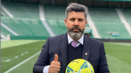 Christian Bragarnik en el estadio del Elche