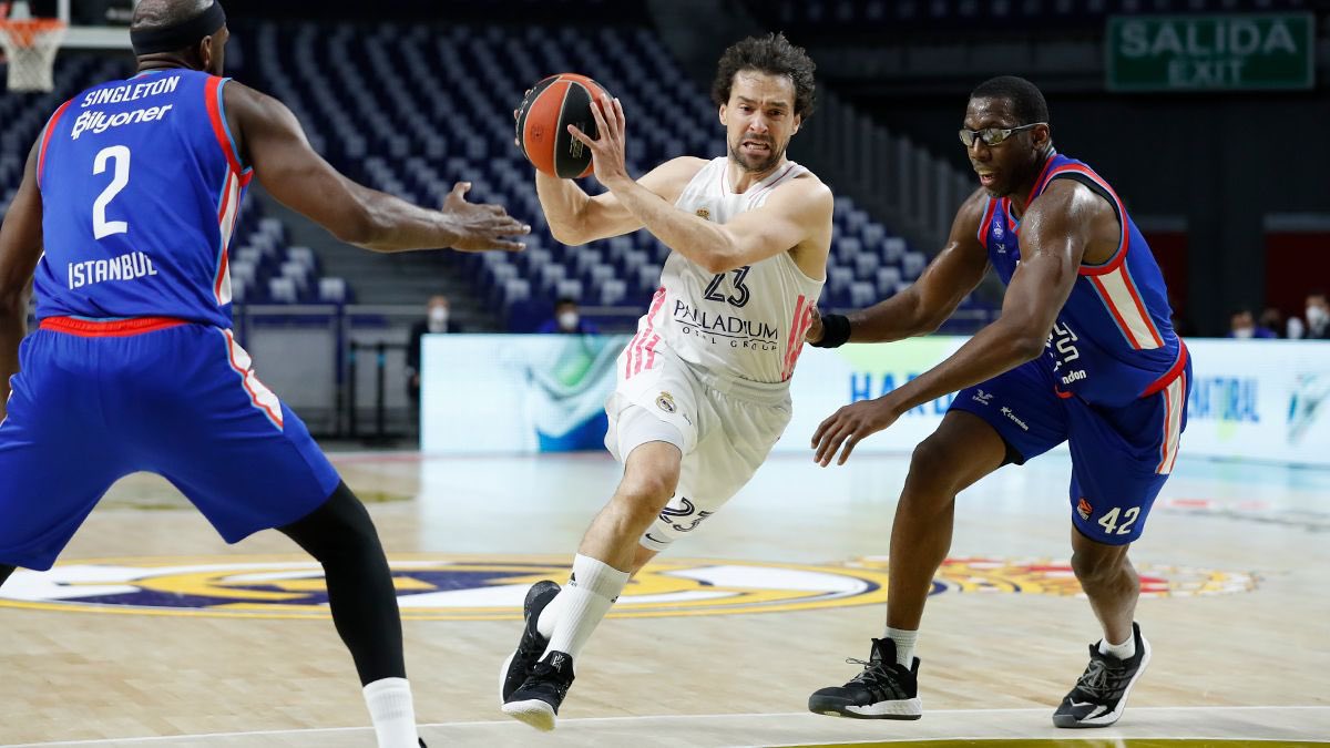 Sergio Llull con el Real Madrid