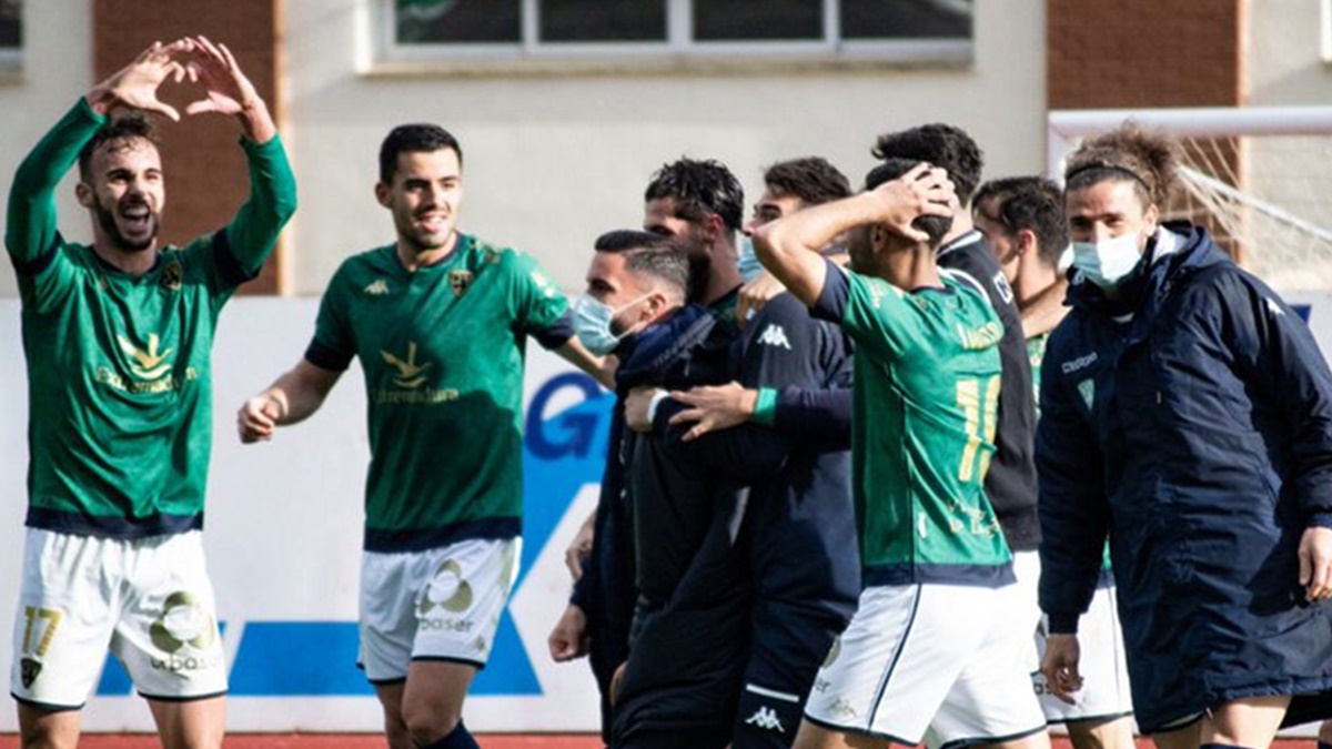 Celebración del gol de Viñuela