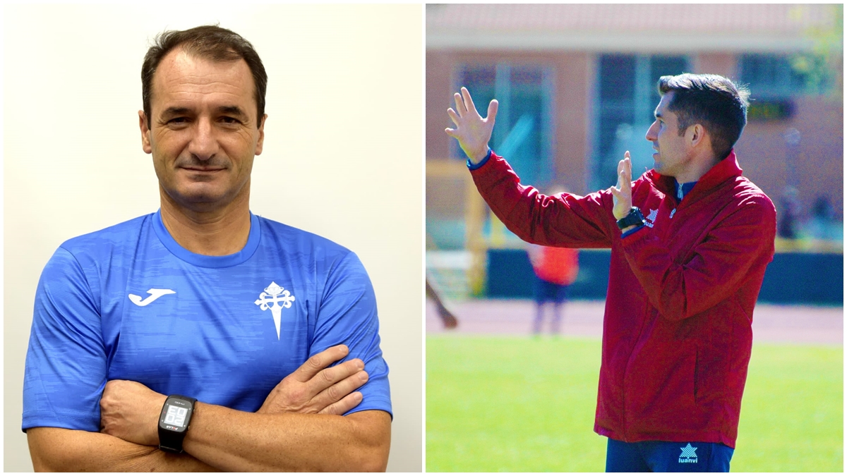 Paco Gallardo y Jesús Lucas (RCD Carabanchel y Móstoles CF)