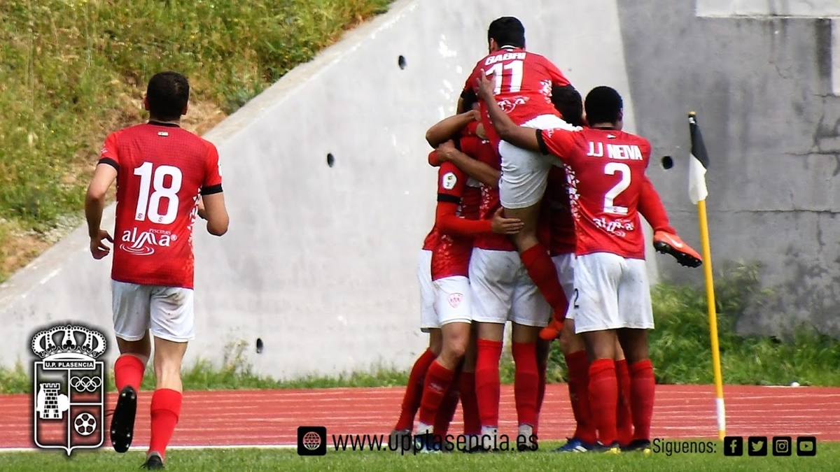 Celebración gol Miajadas