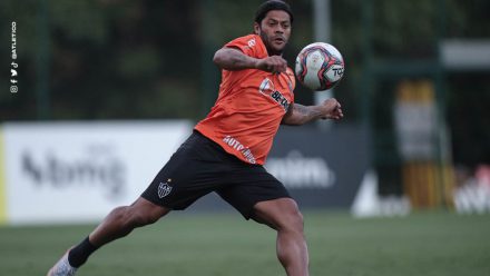 Hulk entrenando con el Atlético Mineiro