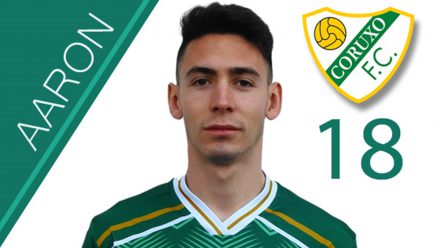 Aarón Piñan jugador del Coruxo FC