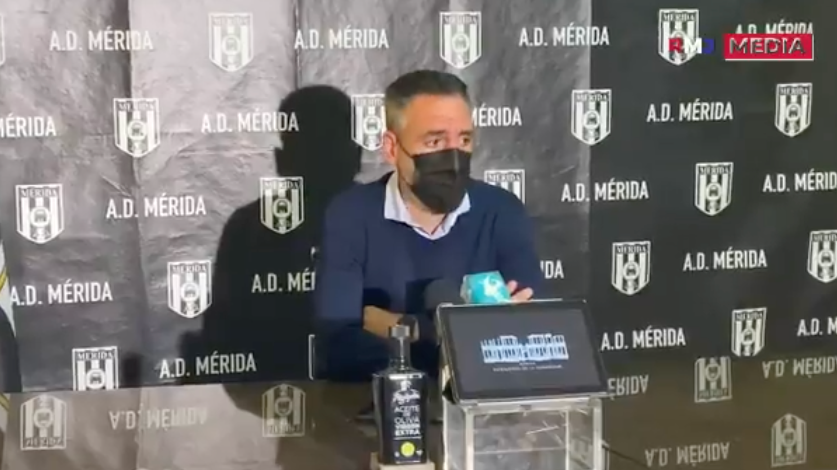 Abel Gómez en rueda prensa Rayo Majadahonda