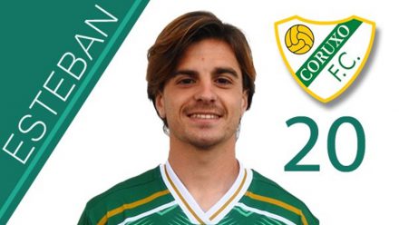 Esteban Lopez jugador coruxo fc