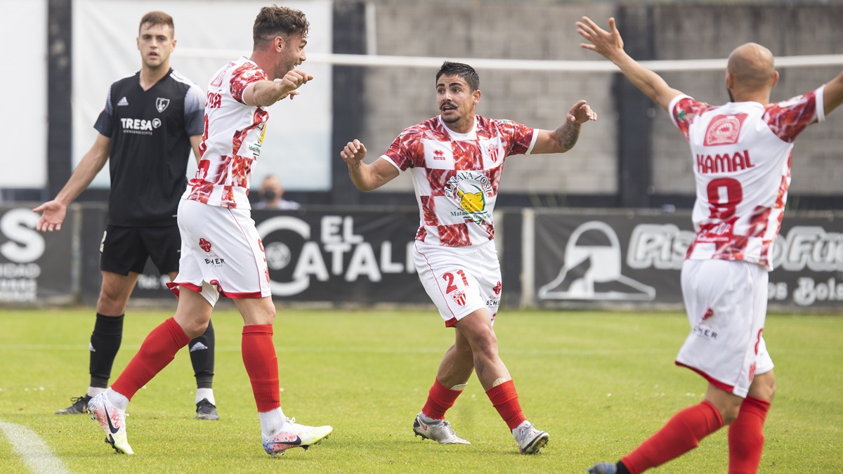 celebracion gol del guijuelo