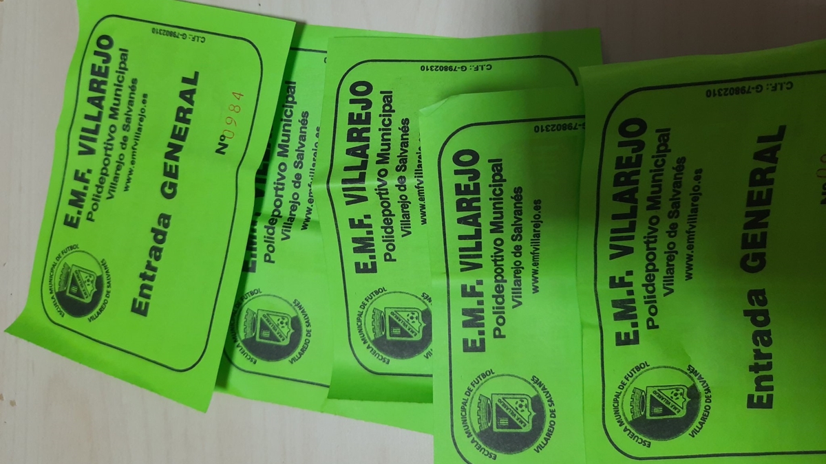 Entradas partido EMF Villarejo - CD Los Yébenes