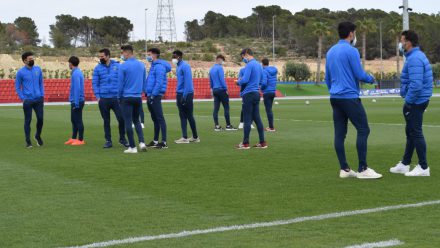 Jugadores del Lleida Esportiu