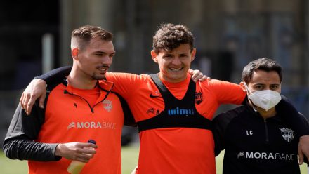 Enri Bover abarazo entrenamiento