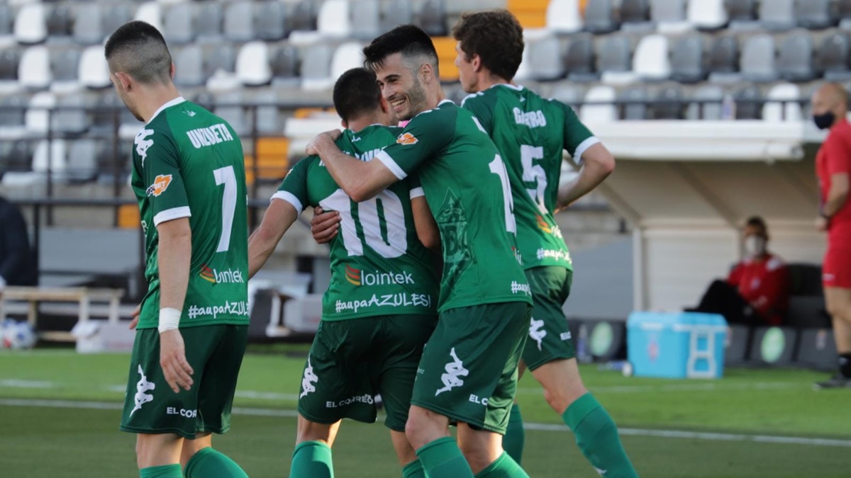 Celebración jugadores Amorebieta