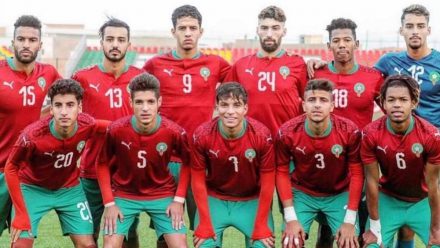 Haitam Abaida con la camiseta de Marruecos #7