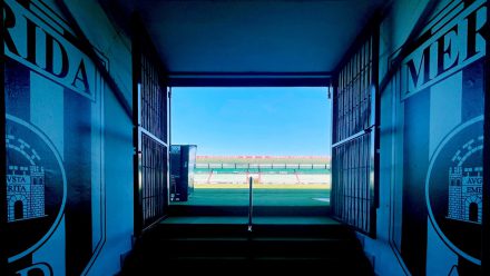 Túnel vestuarios Estadio Romano AD Mérida