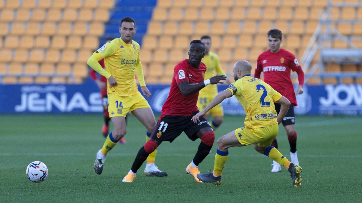 Jugadores de Mallorca y Alcorcón