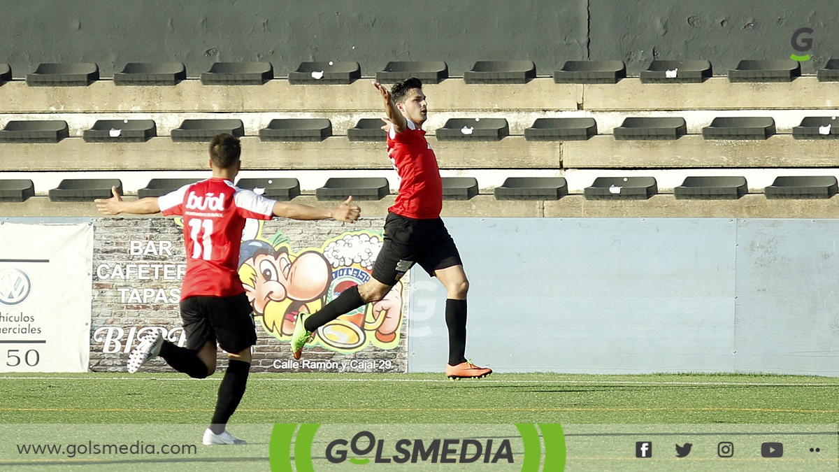 Celebración gol Buñol contra Requena