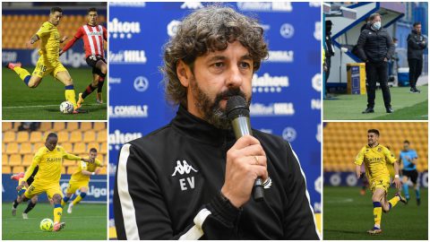 Mosaico Emilio Vega, Anquela y jugadores Alcorcón