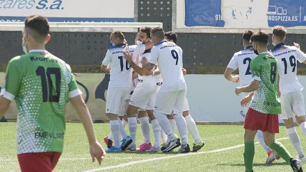 Jugadores Villaviciosa de Odón celebración