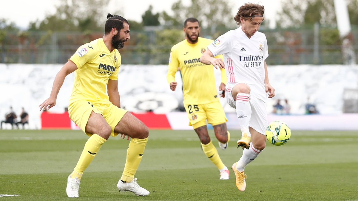 Modric y Albiol Real Madrid - Villarreal