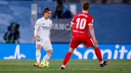 Modric en el Real Madrid - Sevilla FC