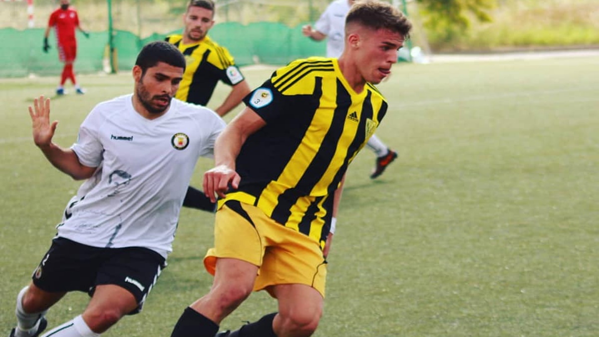 Jugadores de Atlético Tacoronte y Arucas CF