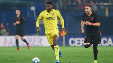 Zambo Anguissa durante su etapa en el Villarreal