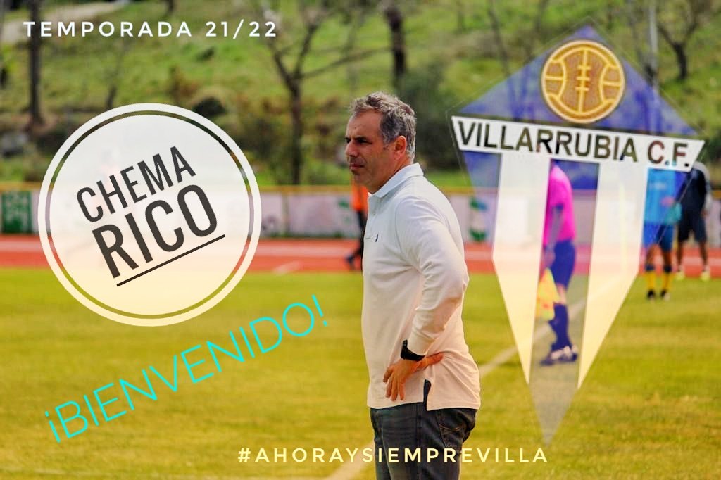 Chema Rico, nuevo entrenador del Villarrubia en Tercera RFEF. Formac Villarrubia