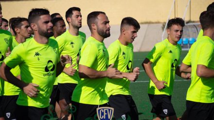 Entrenamiento Villanovense pretemporada