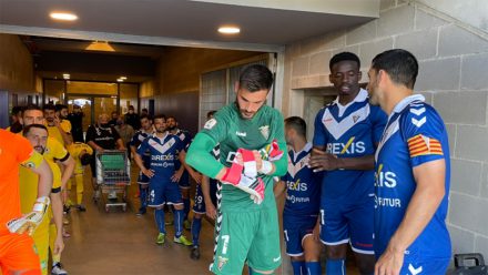 Jugadores del CF Badalona