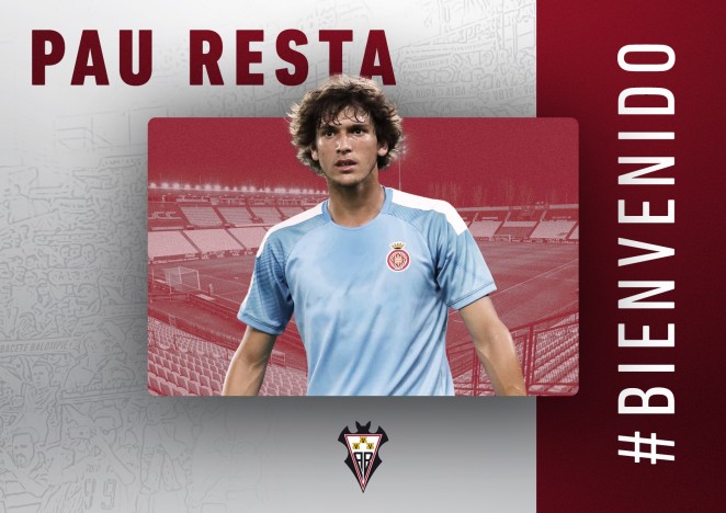 Pau Resta, jugador del Albacete en Primera RFEF. Albacete Balompié