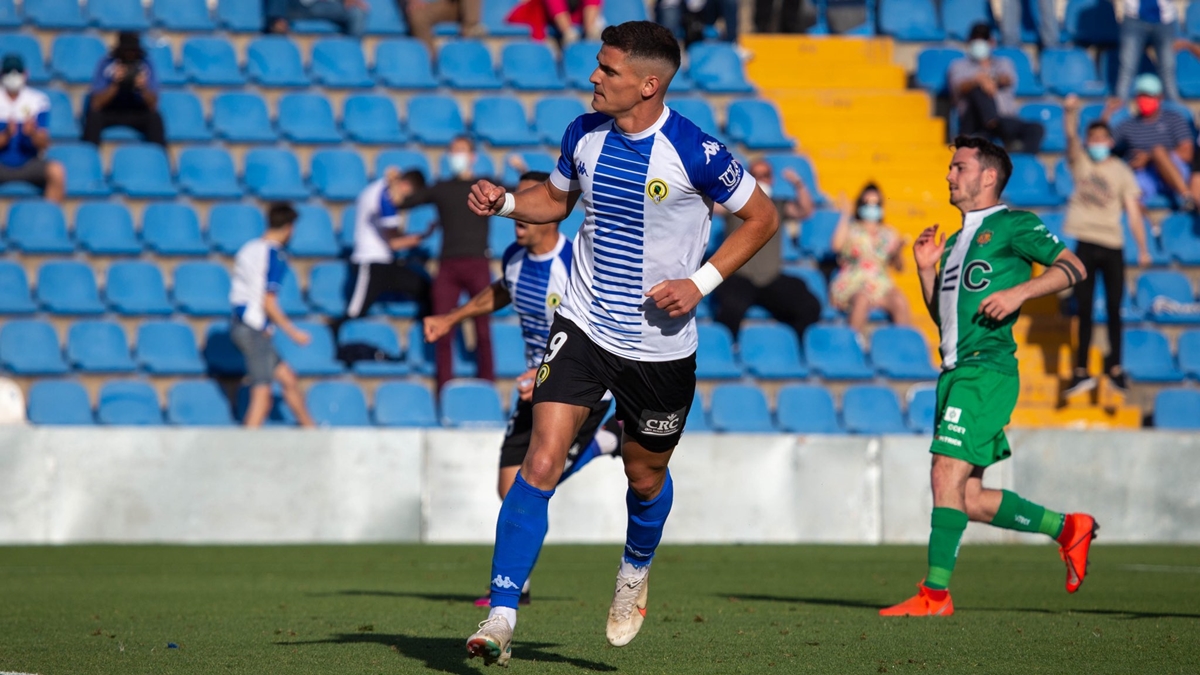 Sergio Buenacasa celebración Hércules CF