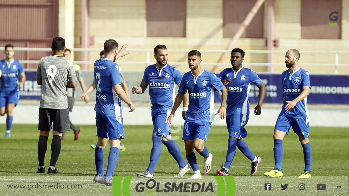 Gol CF Benidorm contra CF Gandia