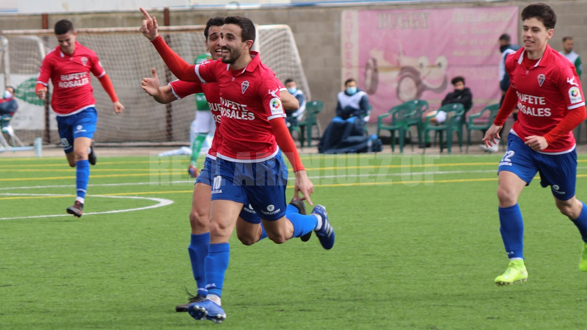 Mario González celebración gol Aranjuez CF