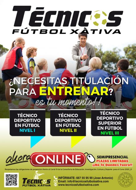Como ser entrenador de fútbol en Xàtiva