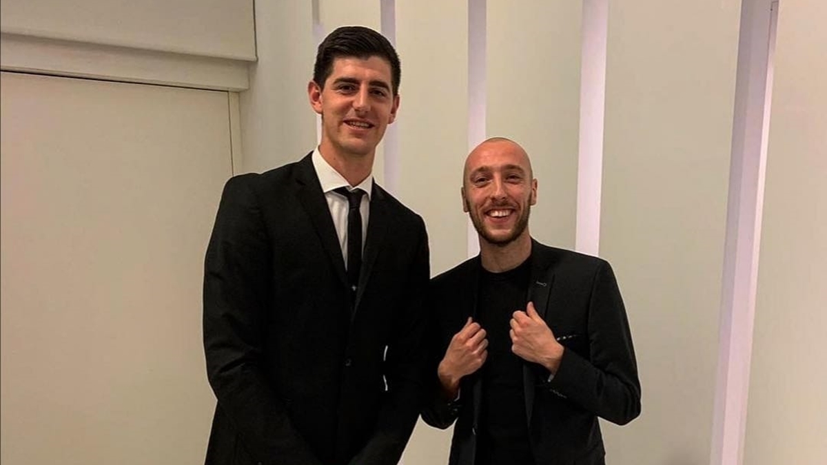 Thibaut Courtois y Seppe Brulmans