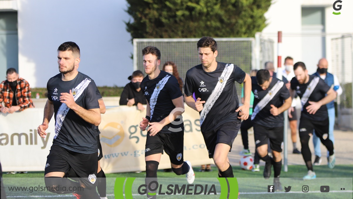 Jugadores Castellonense contra Promeses Sueca