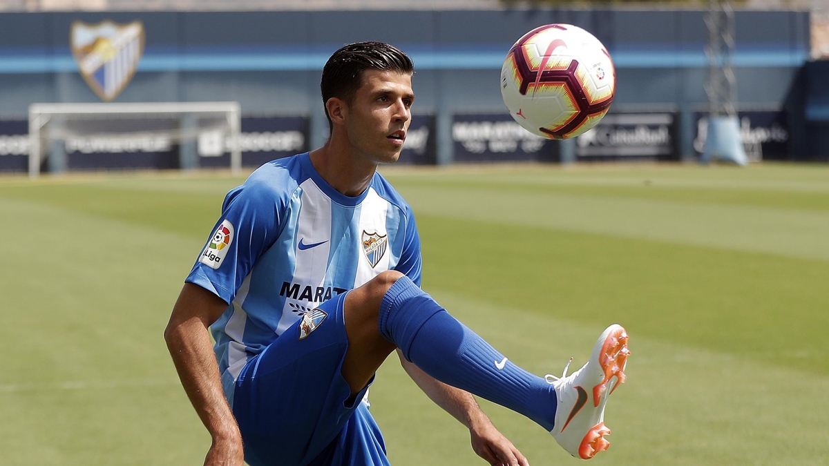 Héctor Hernández presentación Málaga CF