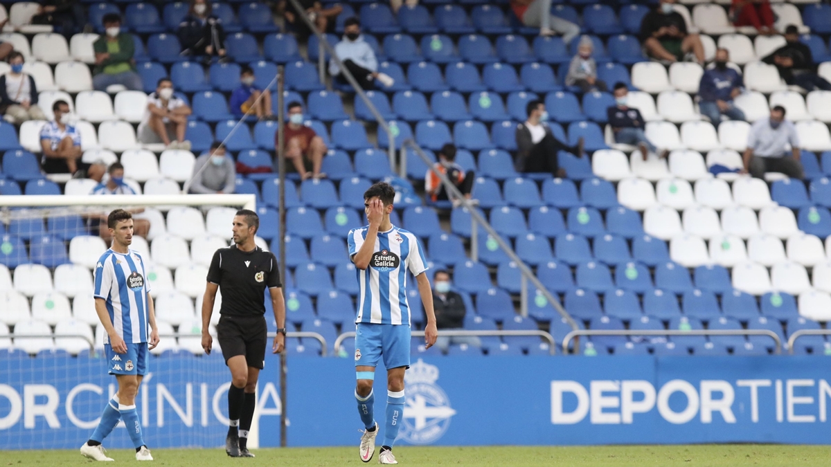 Jugadores RC Deportivo en Riazo