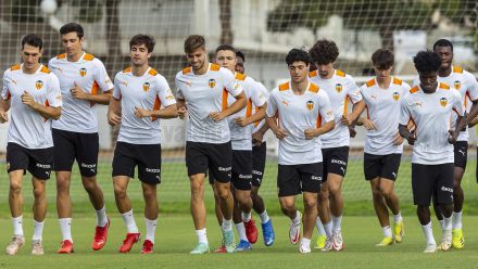 Valencia Mestalla entrenamiento